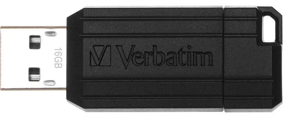 USB flash накопитель Verbatim PinStripe 16GB (Black)