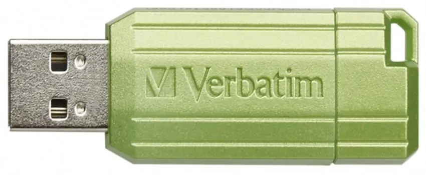 USB flash накопитель Verbatim PinStripe 49070 16GB (Green) - 3