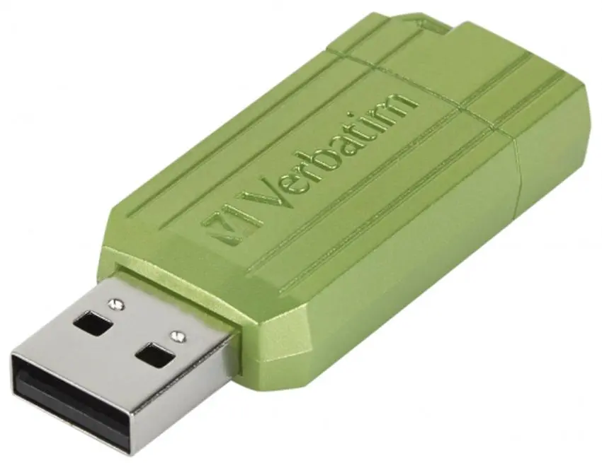 USB flash накопитель Verbatim PinStripe 49070 16GB (Green)