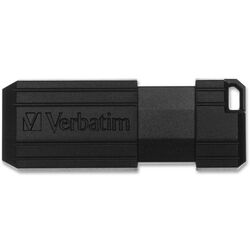 USB flash накопитель Verbatim PinStripe 64GB (Black)