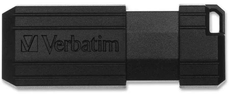 USB flash накопитель Verbatim PinStripe 64GB (Black)
