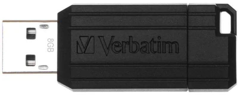 USB flash накопитель Verbatim PinStripe 8GB (Black) - 2