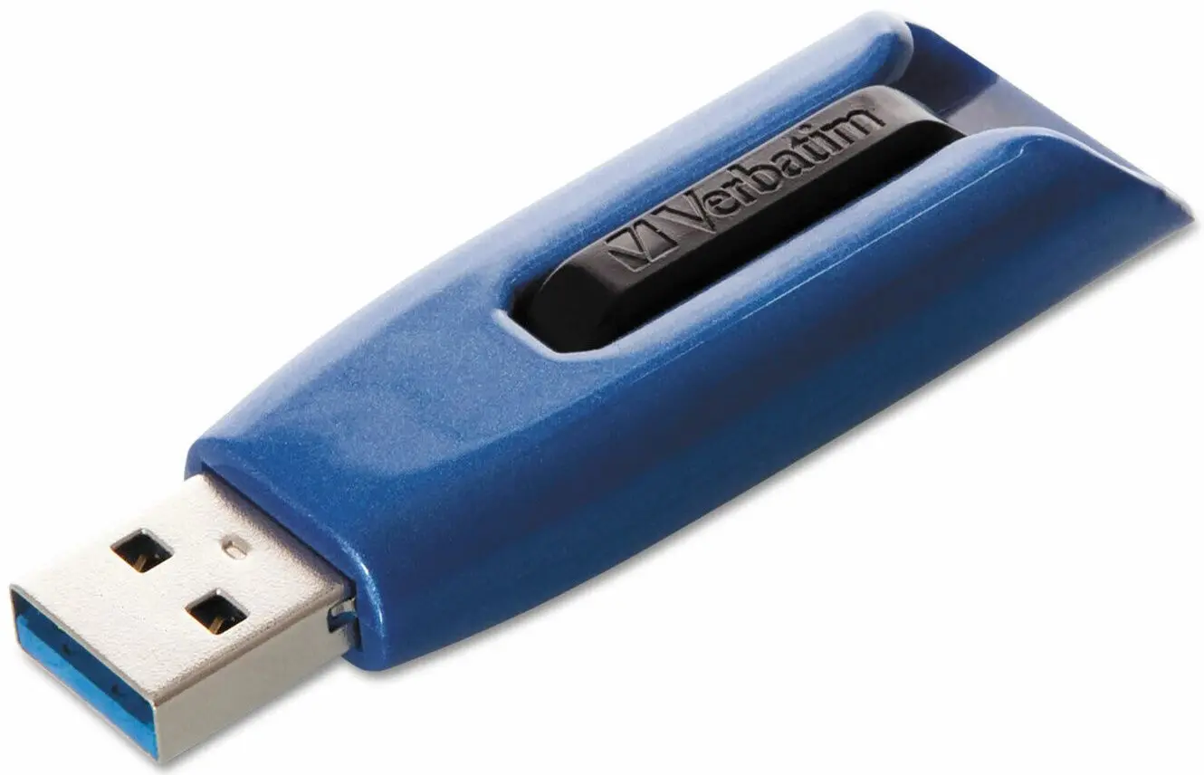 USB flash накопитель Verbatim Store 'n' Go V3 Max 128GB (Blue) - 3