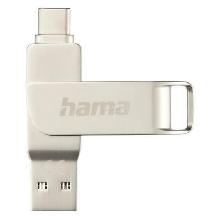 USB flash накопитель Hama C-Rotate Pro 182490 64GB (Silver)
