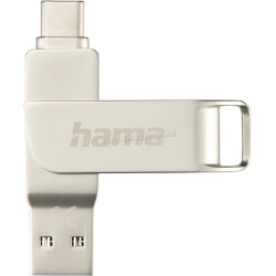 USB flash drive Hama C-Rotate Pro 256GB (Silver)