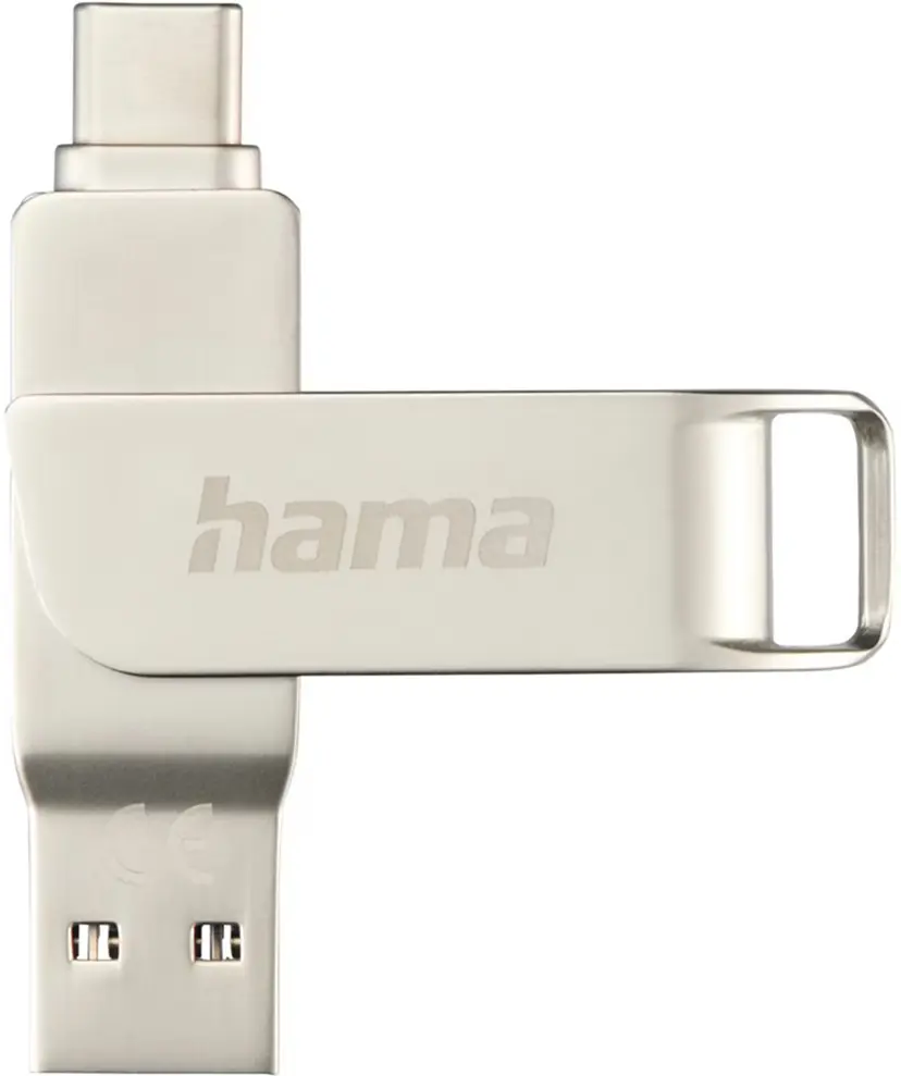 USB flash drive Hama C-Rotate Pro 256GB (Silver)