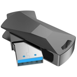 USB flash накопитель Hoco UD5 Wisdom 64GB (Grey) Thumb