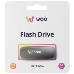 USB flash накопитель Woo Integra WUD20IT64GB 64GB (Black)