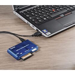 Картридер Hama 55348 (Blue) Thumb