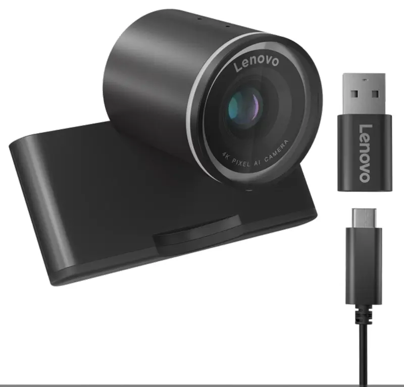 Веб-камера Lenovo 4K Pro (Black) - 15