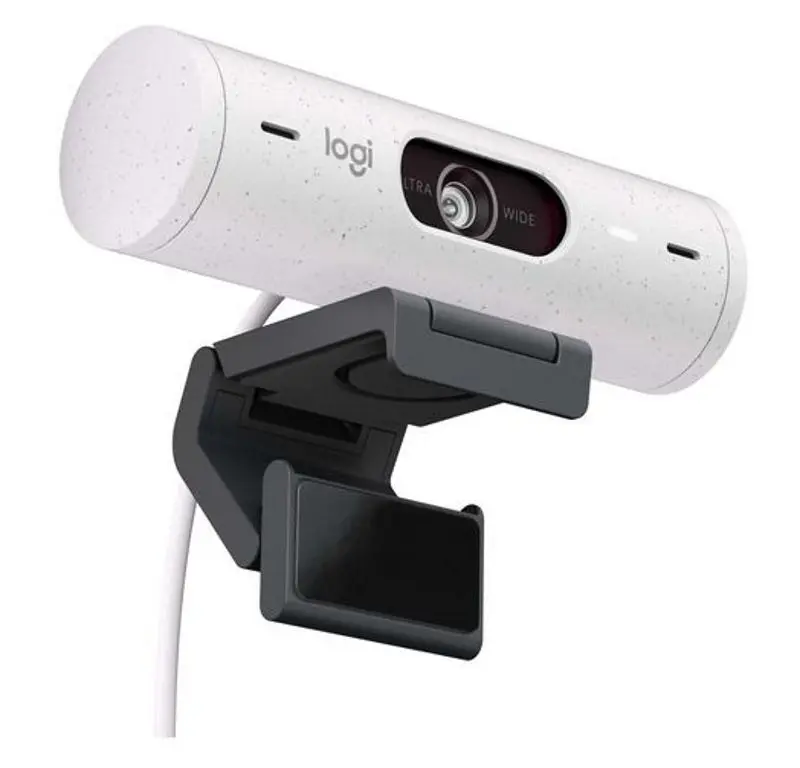 Camera web Logitech Brio 500 (Off-White) - 3