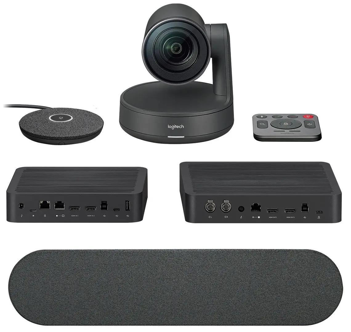 Camera web Logitech Rally Plus Ultra-HD 4K (Black)