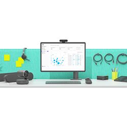 Camera web Logitech Rally Plus Ultra-HD 4K (Black) Thumb