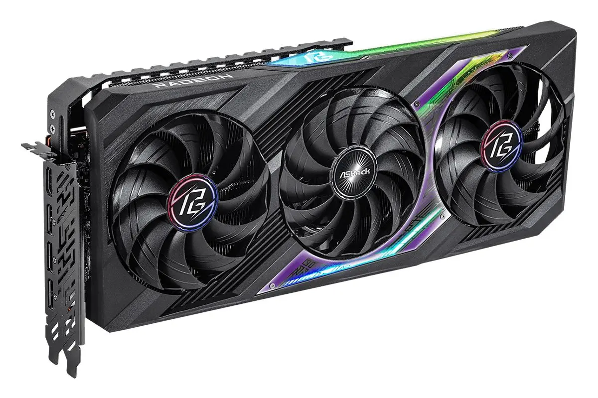 Placa video ASRock AMD Radeon RX 7700 XT Phantom 12GB GDDR6 (RX7700XT PG 12GO)