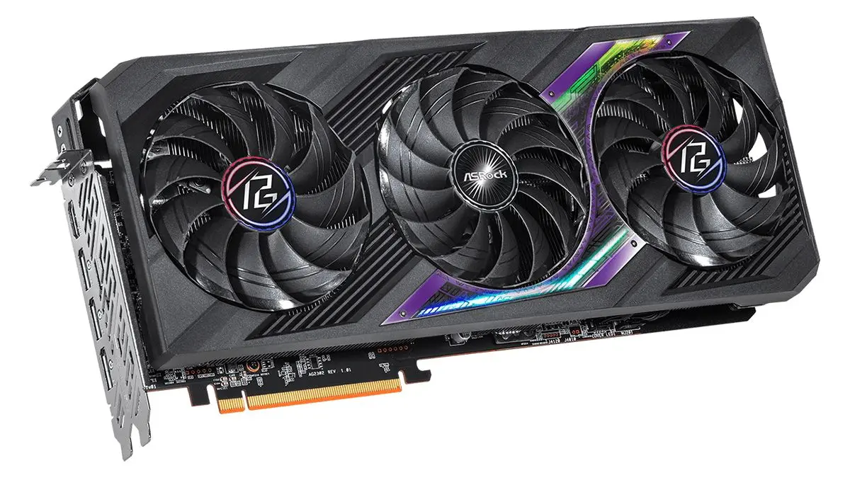 Placa video ASRock AMD Radeon RX 7700 XT Phantom 12GB GDDR6 (RX7700XT PG 12GO)