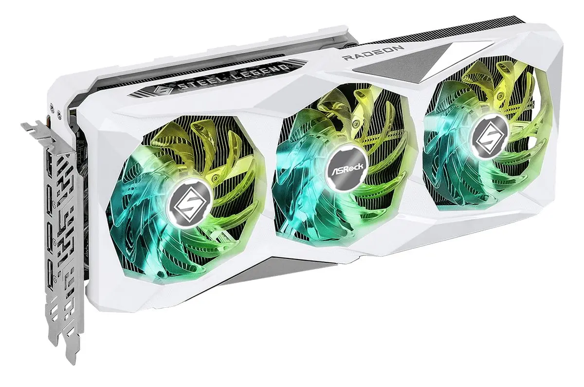 Placa video ASRock AMD Radeon RX 7700 XT Steel Legend 12GB GDDR6 (RX7700XT SL 12GO)