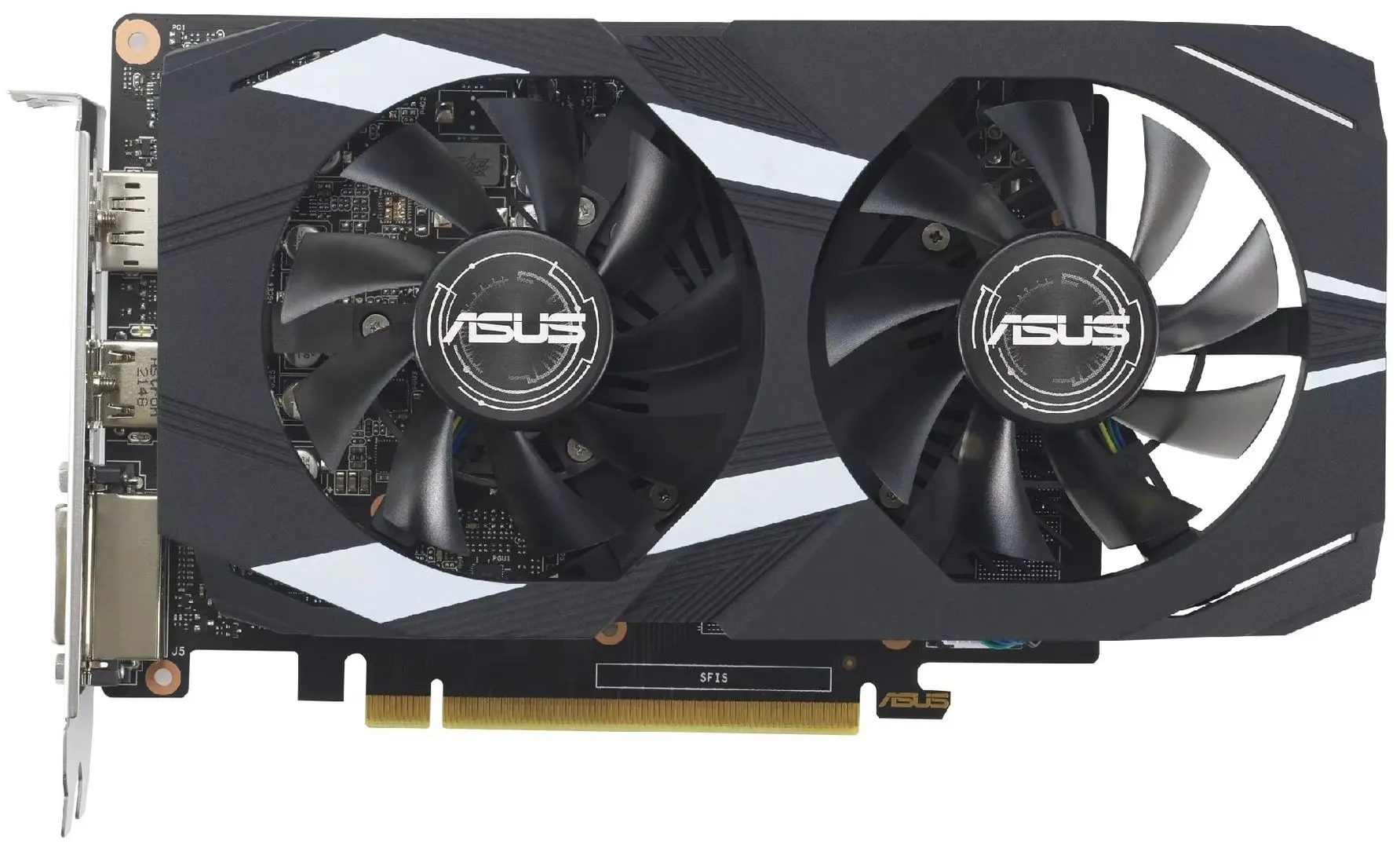 Видеокарта Asus Dual GeForce GTX 1650 4GB GDDR6 (DUAL-GTX1650-O4GD6-P-EVO)