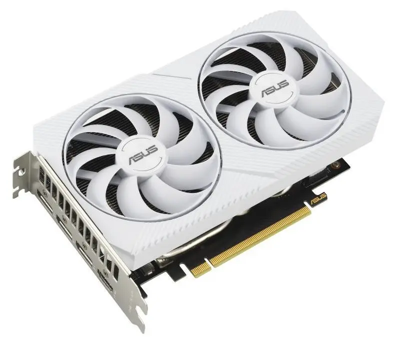 Placa video Asus Dual GeForce RTX 3060 8GB GDDR6 (DUAL-RTX3060-O8G-WHITE)