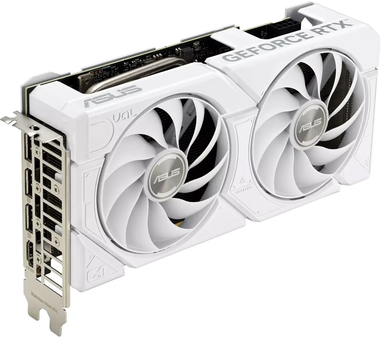 Placa video Asus Dual GeForce RTX 4060 EVO OC Edition 8GB GDDR6 (DUAL-RTX4060-O8G-EVO-WHITE)