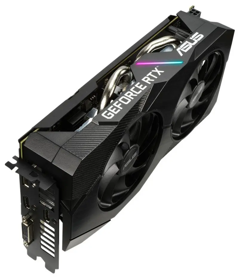 Видеокарта Asus GeForce RTX 2060 Dual EVO OC 6GB (DUAL-RTX2060-O6G-EVO)