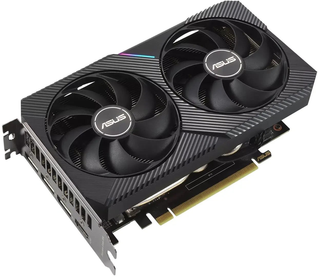 Placa video Asus GeForce RTX 3060 Ti V2 MINI OC 8GB GDDR6 (DUAL-RTX3060TI-O8G-MINI-V2)