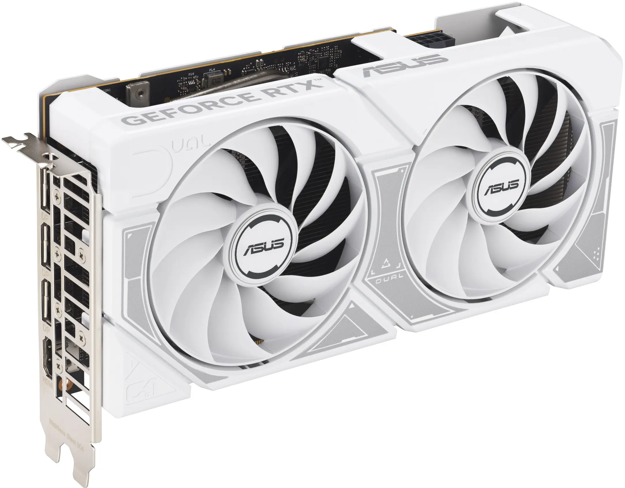 Placa video Asus GeForce RTX 5060 8GB GDDR7 Dual White OC (DUAL-RTX5060-O8G-WHITE)