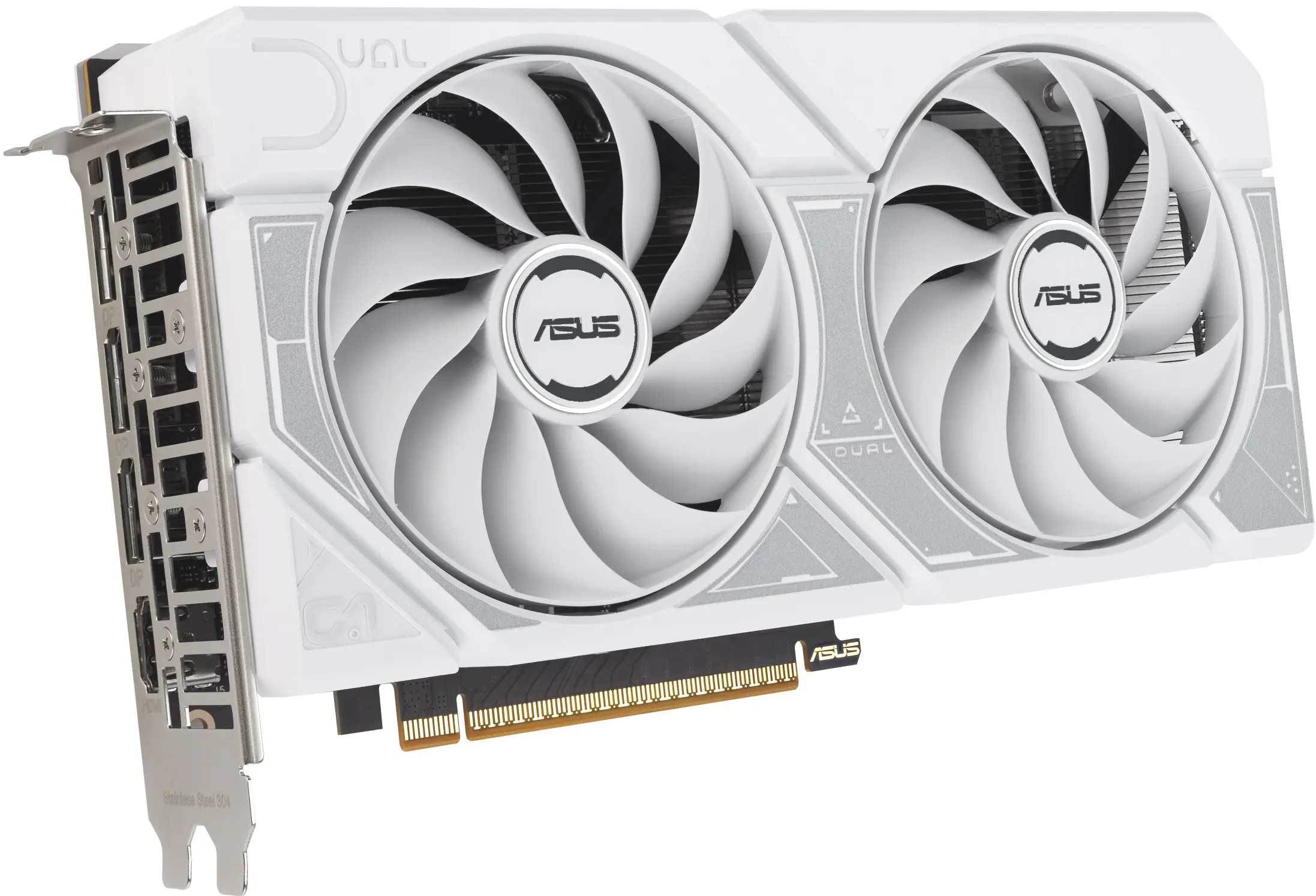 Placa video Asus GeForce RTX 5060 8GB GDDR7 Dual White OC (DUAL-RTX5060-O8G-WHITE)