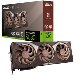 Placa video Asus GeForce RTX 5080 16GB GDDR7 Noctua OC (RTX5080-O16G-NOCTUA) Thumb