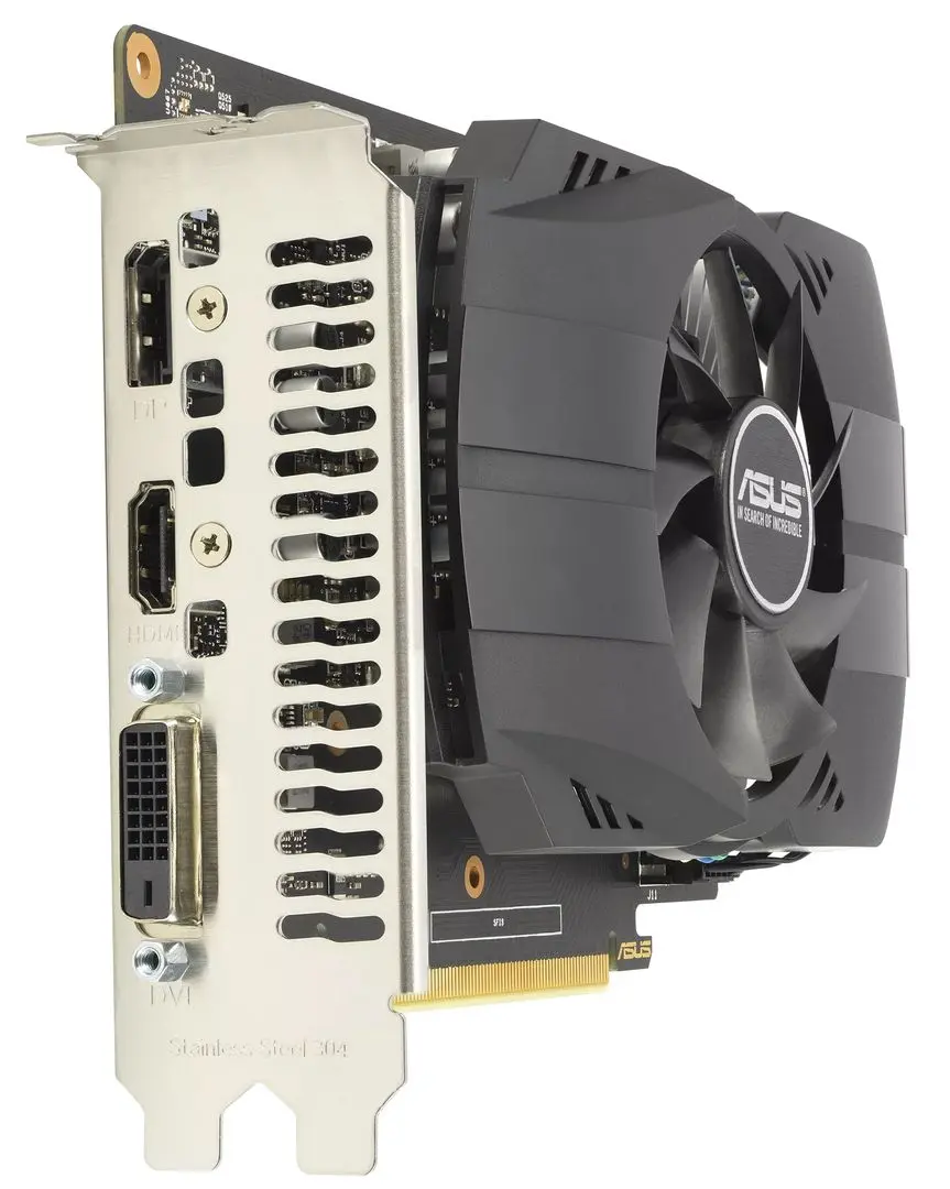 Видеокарта Asus Phoenix GeForce GTX 1650 EVO OC 4GB GDDR6 (PH-GTX1650-O4GD6-P-EVO)