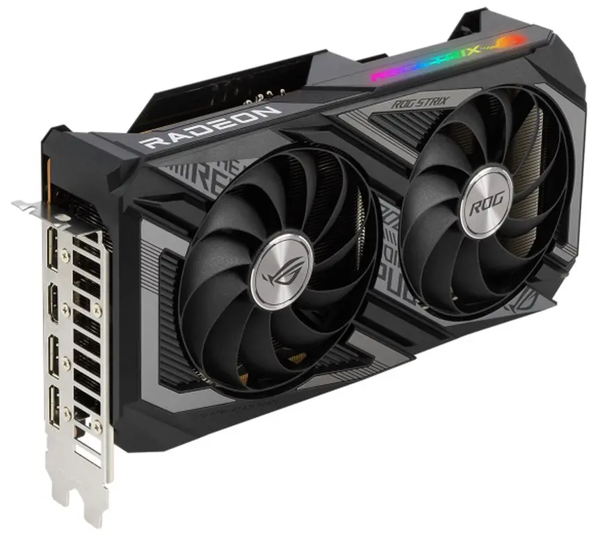 Видеокарта Asus Radeon RX 6650XT Rog Strix V2 OC 8GB GDDR6 (ROG-STRIX-RX6650XT-O8G-V2-GAMING)