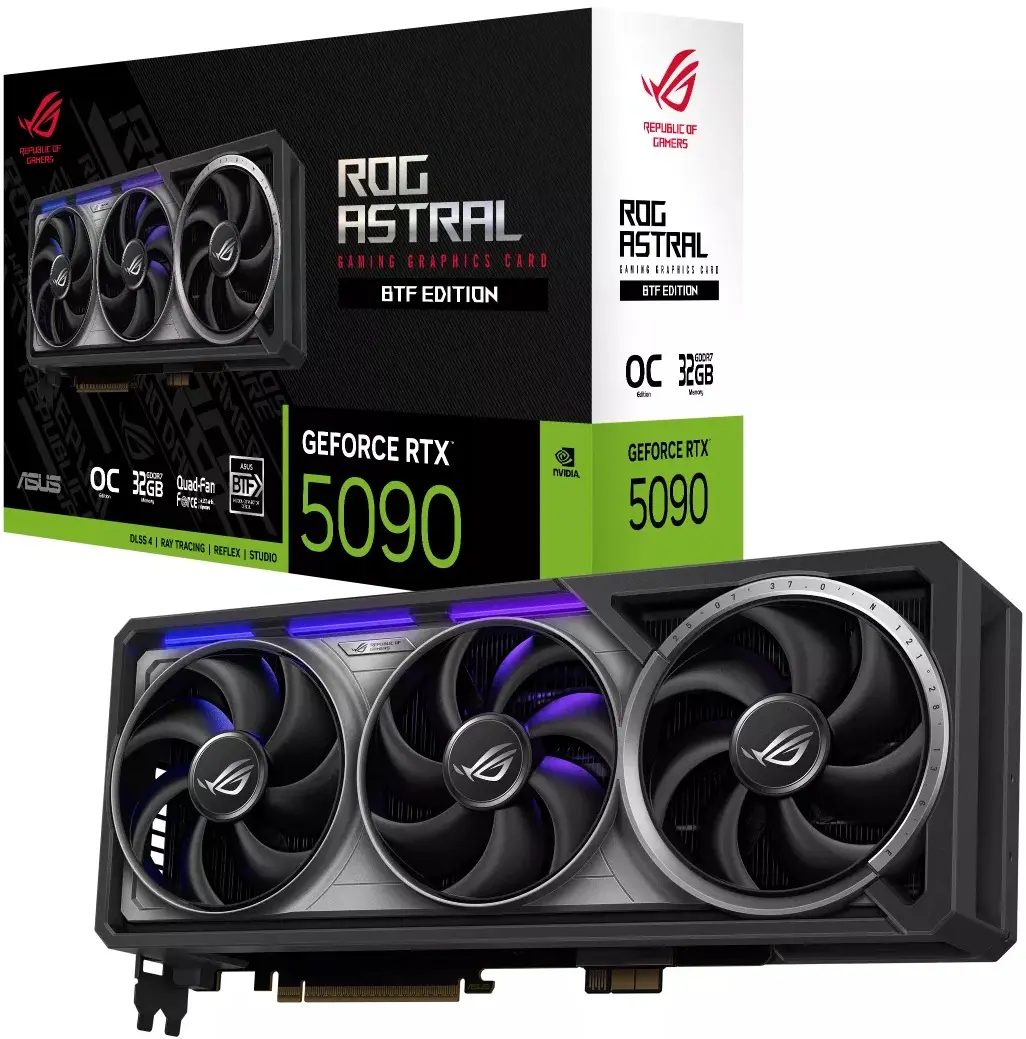 Видеокарта Asus ROG Astral GeForce RTX 5090 32GB GDDR7 OC Edition (ROG-ASTRAL-RTX5090-O32G-GAMING)