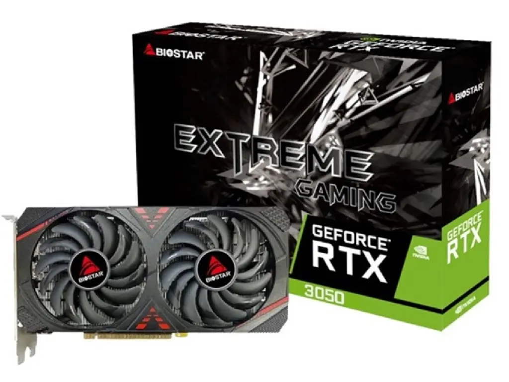 Placa video Biostar GeForce RTX 3050 6GB GDDR6 - 3