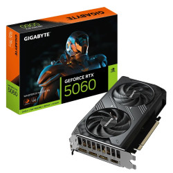 Placa video Gigabyte GeForce RTX 5060 8G GDDR7 WindForce Max OC (GV-N5060WF2MAX OC-8GD) Thumb