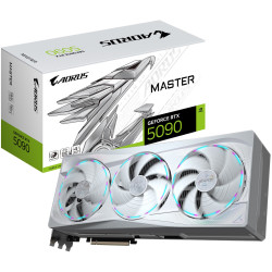 Видеокарта Gigabyte GeForce RTX 5090 Aorus Master ICE 32GB GDDR7 (GV-N5090AORUSM ICE-32GD) Thumb