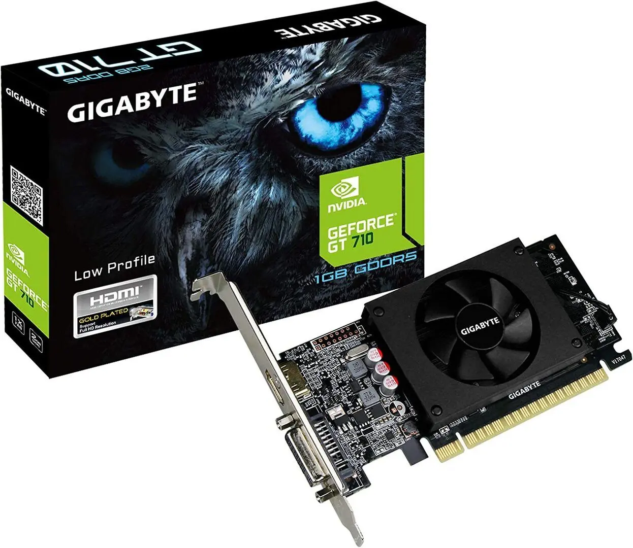 Placa video Gigabyte GT710 1GB GDDR5 (GV-N710D5-1GL)