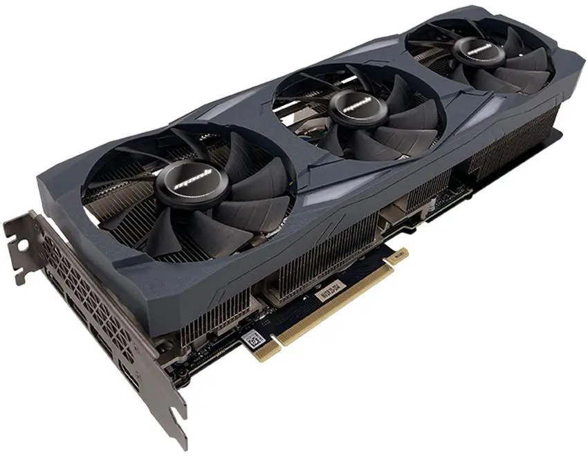 Видеокарта Manli Nvidia GeForce RTX 3070 Ti LHR 8GB GDDR6X