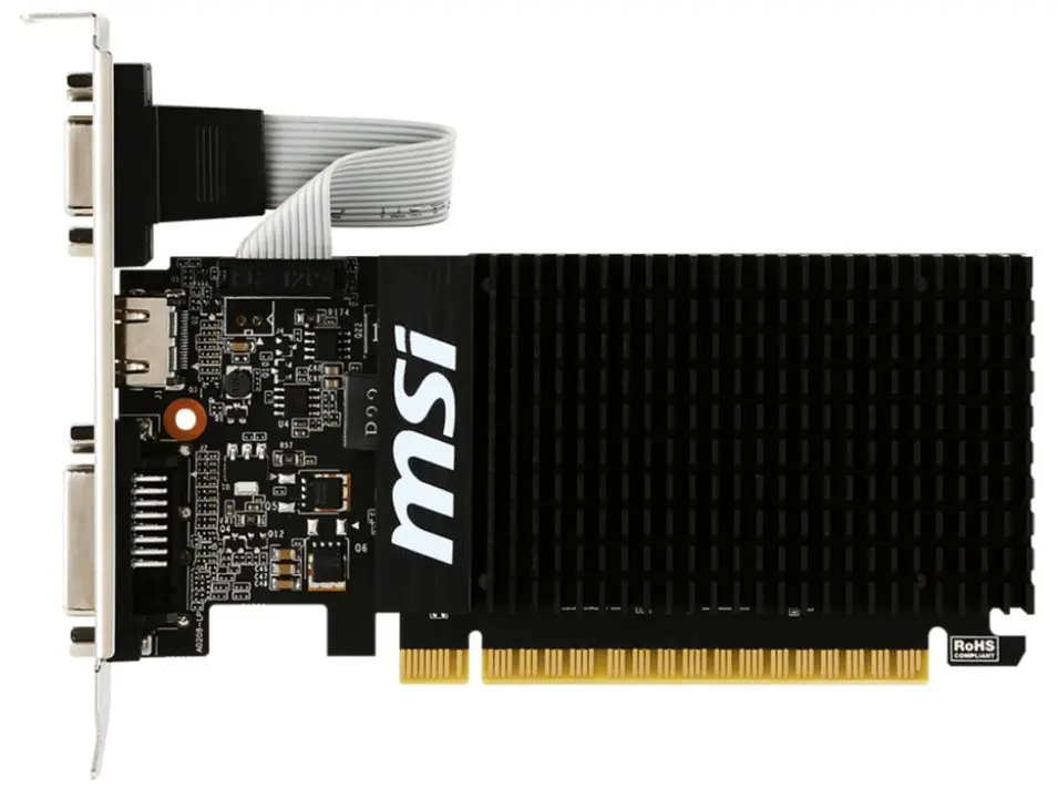 Placa video MSI Geforce GT 710 1GB DDR3 64Bit 1GD3H LP