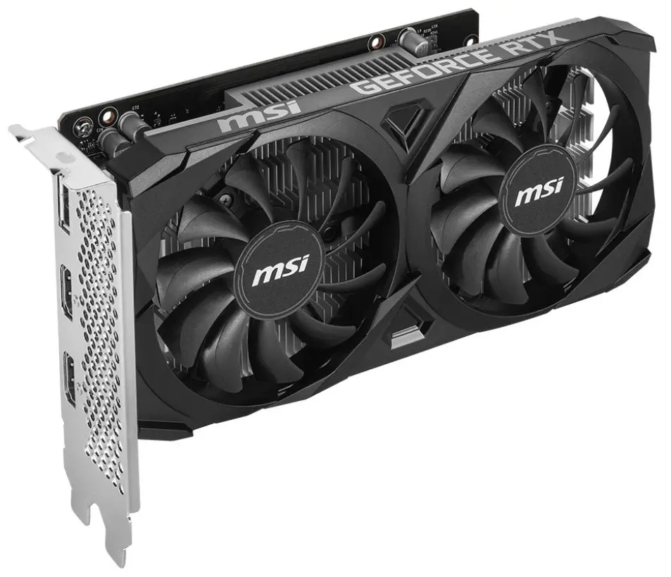 Placa video MSI GeForce RTX 3050 Ventus 2X 6G OC GDDR6 (MSI-3050-VENTUS-2X-6G-OC) - 3