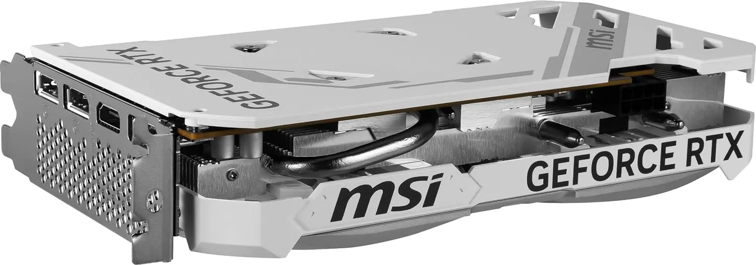 Placa video MSI GeForce RTX 4060 Ventus 2X White OC 8G GDDR6