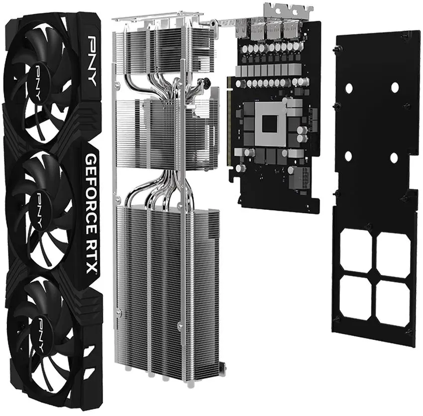 Placa video PNY GeForce Verto Triple Fan RTX 4070 Ti 12GB GDDR6X (VCG4070T12TFXPB1)