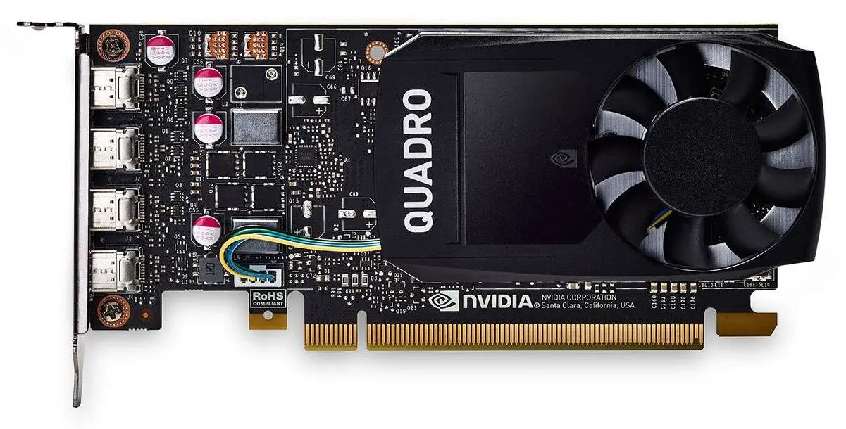 Видеокарта PNY Quadro P1000 V2 4GB GDDR5 (VCQP1000V2-SB)