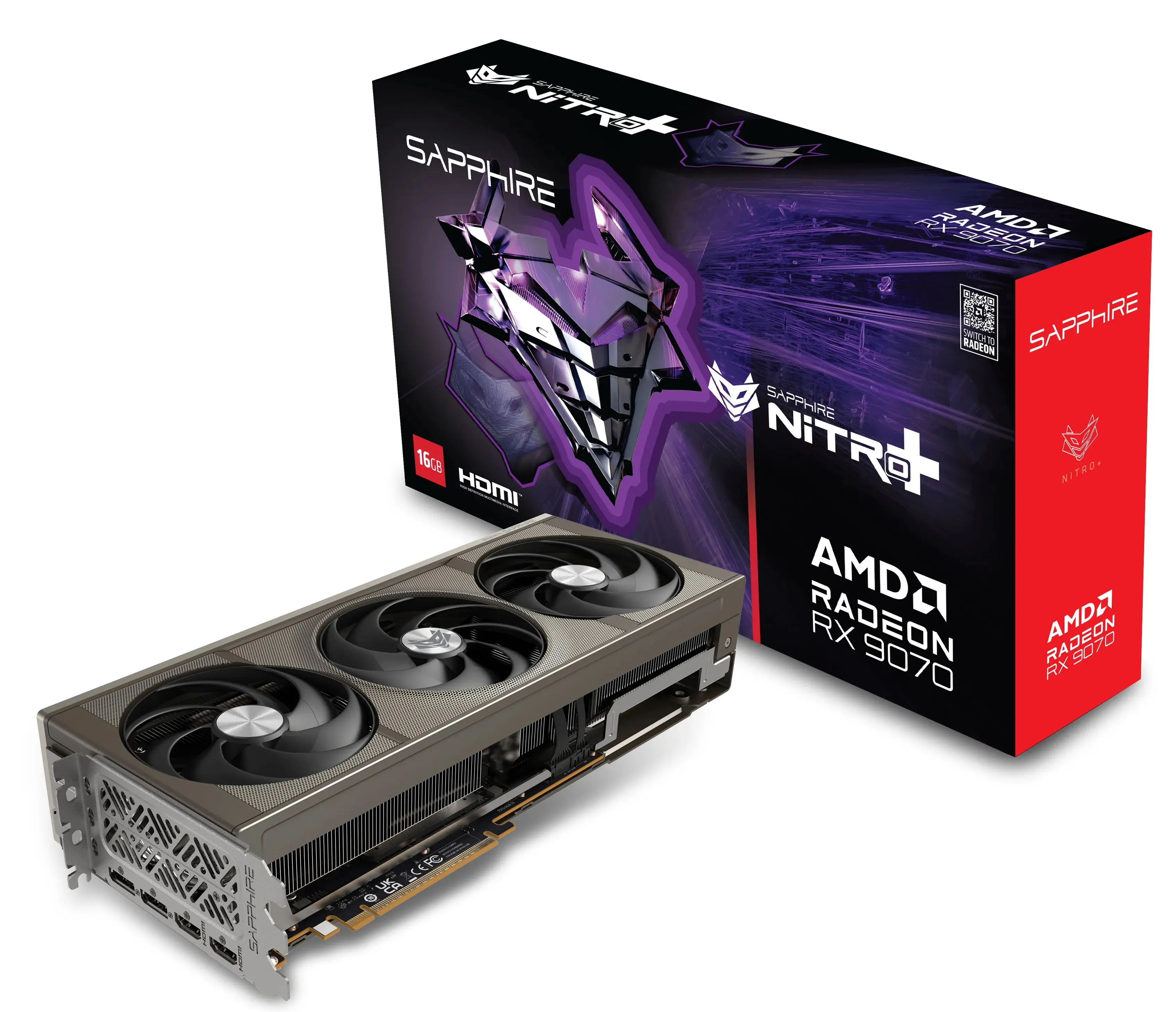 Placa video Sapphire Nitro+ Radeon RX 9070 16GB GDDR6 - 4