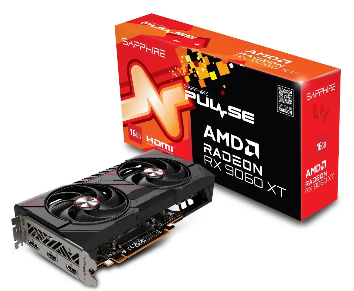 Placa video Sapphire Pulse Radeon RX 9060 XT 16GB GDDR6 - 5