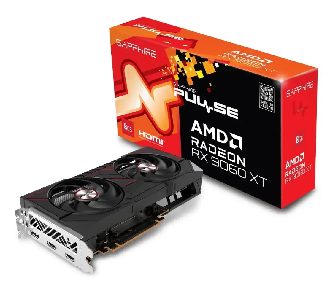 Placa video Sapphire Pulse Radeon RX 9060 XT 8GB GDDR6 - 5