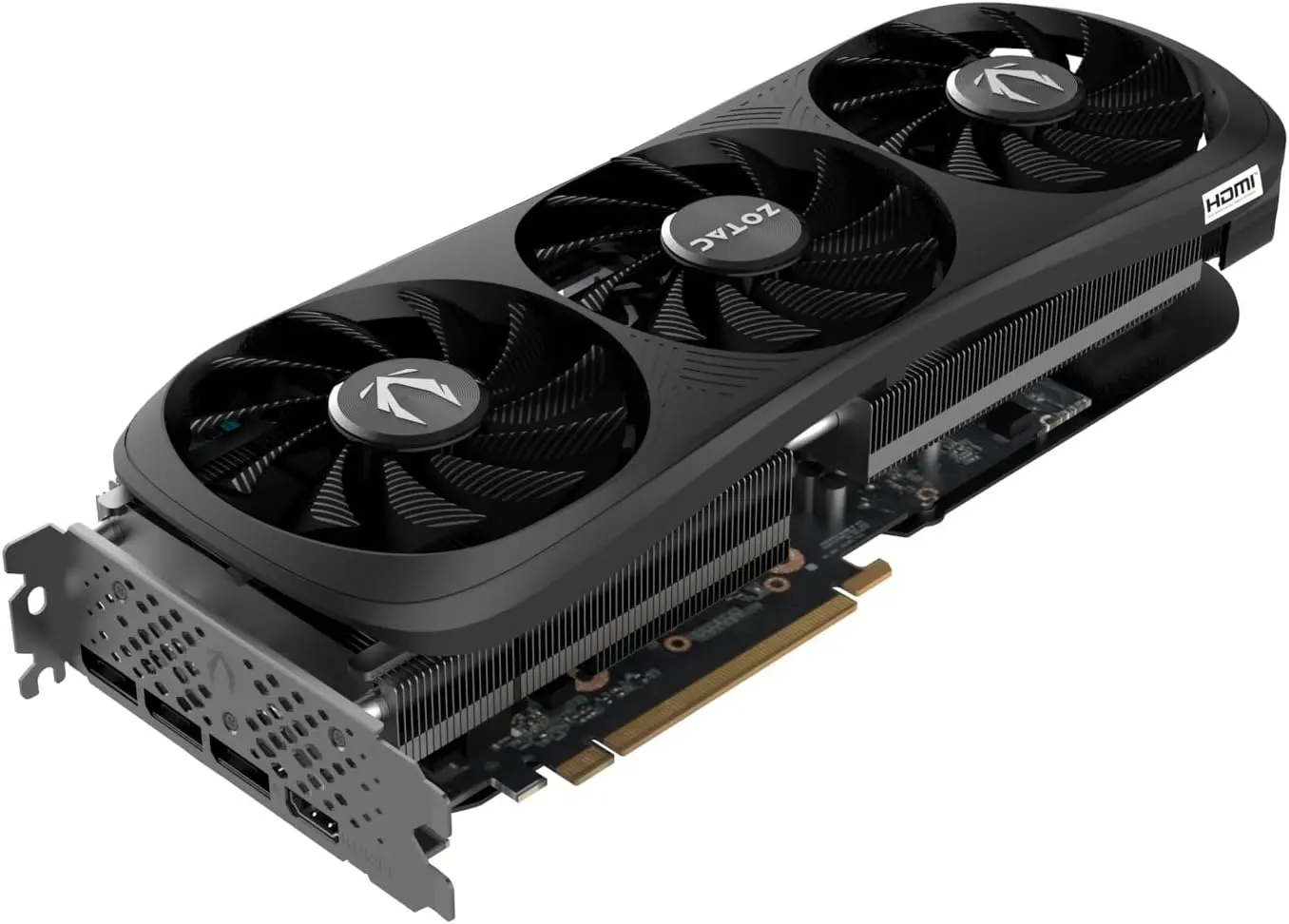 Placa video Zotac Gaming GeForce RTX 4070 Ti Super Trinity Black Edition 16GB GDDR6X (ZT-D40730D-10P)
