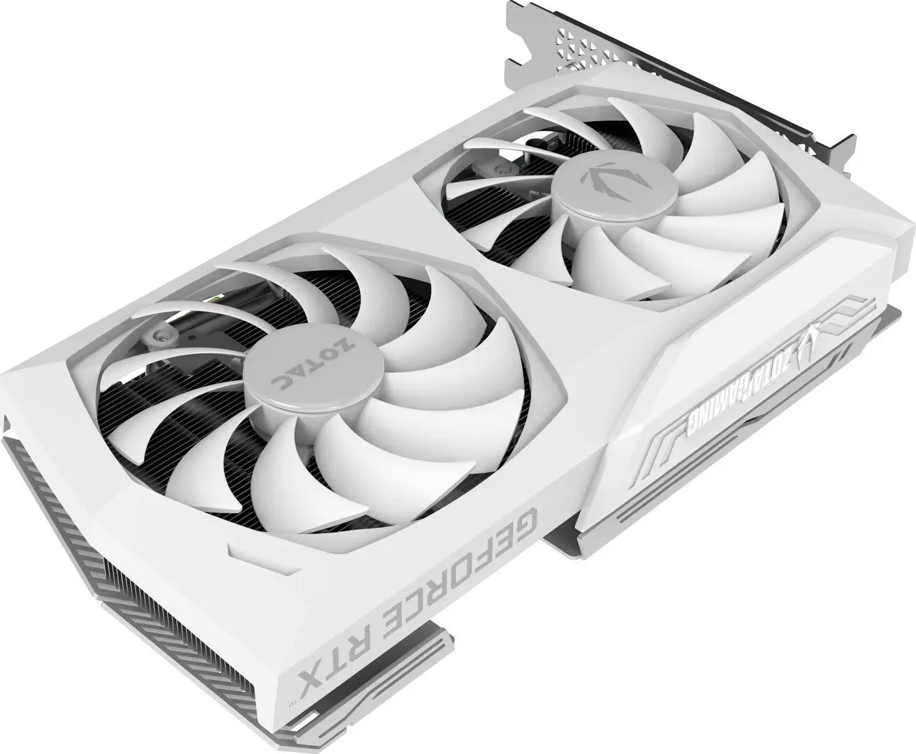 Placa video Zotac GeForce RTX 3060 Ti AMP LHR White Edition 8GB GDDR6 (ZT-A30610F-10PLHR)