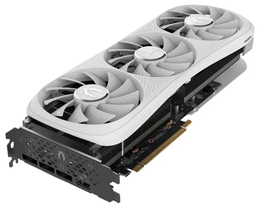 Placa video Zotac GeForce RTX 4070 Ti Trinity OC White Edition 12GB GDDR6X (ZT-D40710Q-10P)