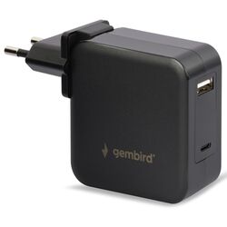 Универсальное зарядное устройство для ноутбука Gembird NPA-PD60-01 (Black)