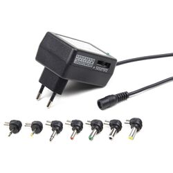 Incarcator universal pentru laptop Gembird EG-MC-009 (Black)