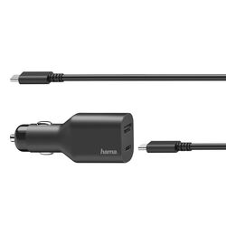 Автомобильный блок питания для ноутбука Hama 200010 (Black)